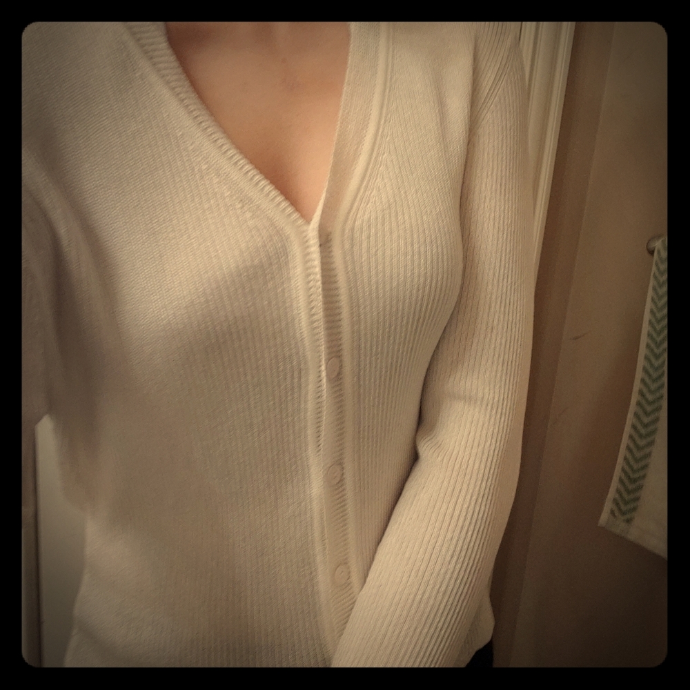 Vintage Gap Cream Colored Cardigan
